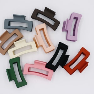 Medium Hair Clips, Matte Hair Clips, Hair Claw, Acrylic Hair Clips, Hair Accessories, Butterfly Hair Clip, Modern, Trendy, Stylish, Hair