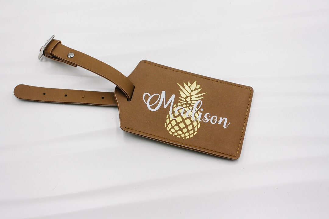 Custom Luggage Tags, Pineapple Luggage Tag, Themed Bachelorette