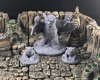 Fearsome Owlbear - 28mm High Quality 3D Print