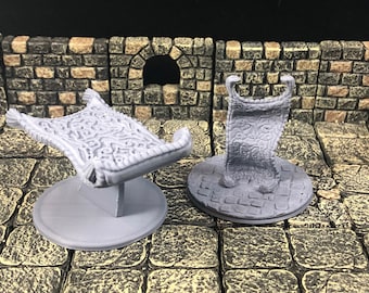 Magic Flying Carpet - 28 mm D&D Miniature