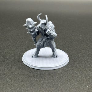 Savage Minotaur Miniature – Towering Foe for Tabletop RPGs