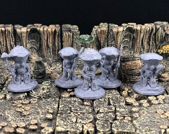 Mushroom Warriors - 28mm D&D Miniatures