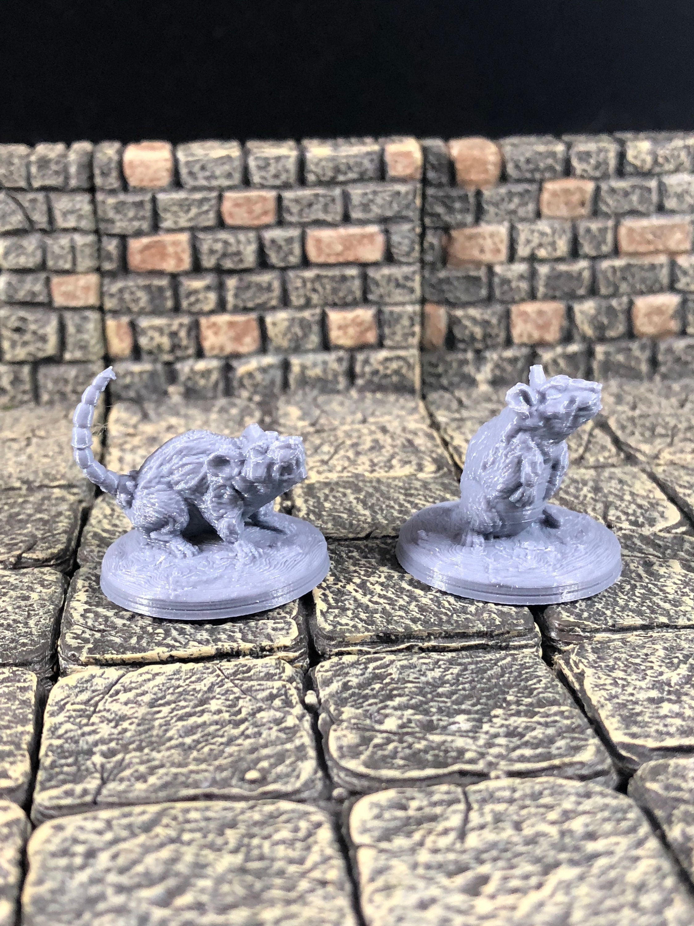 Giant Rats - 28mm D&D Miniature - Etsy Canada