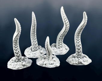 Spine-Chilling Tentacle Beasts | Set of 5 - 28mm scale Perfect for D&D Adventures!