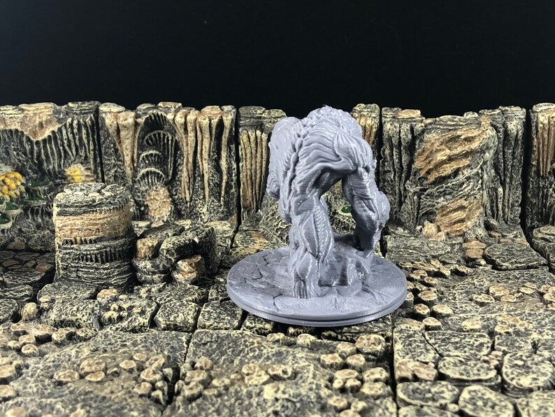 Oversized Brain Golem Miniature - 28mm Scale for Tabletop Rpgs - Etsy