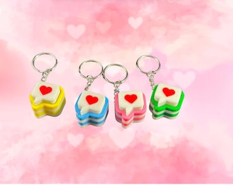 Love Message Fidget Clicker Keychain – Adorable and Fun Heart Keychain for a Loved One