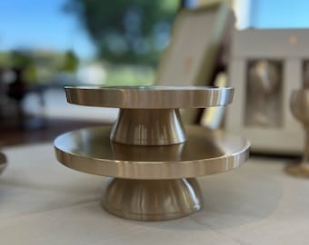 Korean Premium Bronzeware BANGJJA YUGI 한국 유기 놋그릇 - Korean Small Table - Korean Plate - Korean Traditional Plate - Korean Serveware