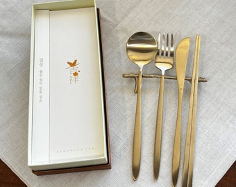 Korean Premium Bronzeware BANGJJA YUGI 한국 유기 놋그릇 - Adult