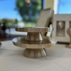 Korean Premium Bronzeware BANGJJA YUGI 한국 유기 놋그릇 - Korean Small Table - Korean Plate - Korean Traditional Plate - Korean Serveware
