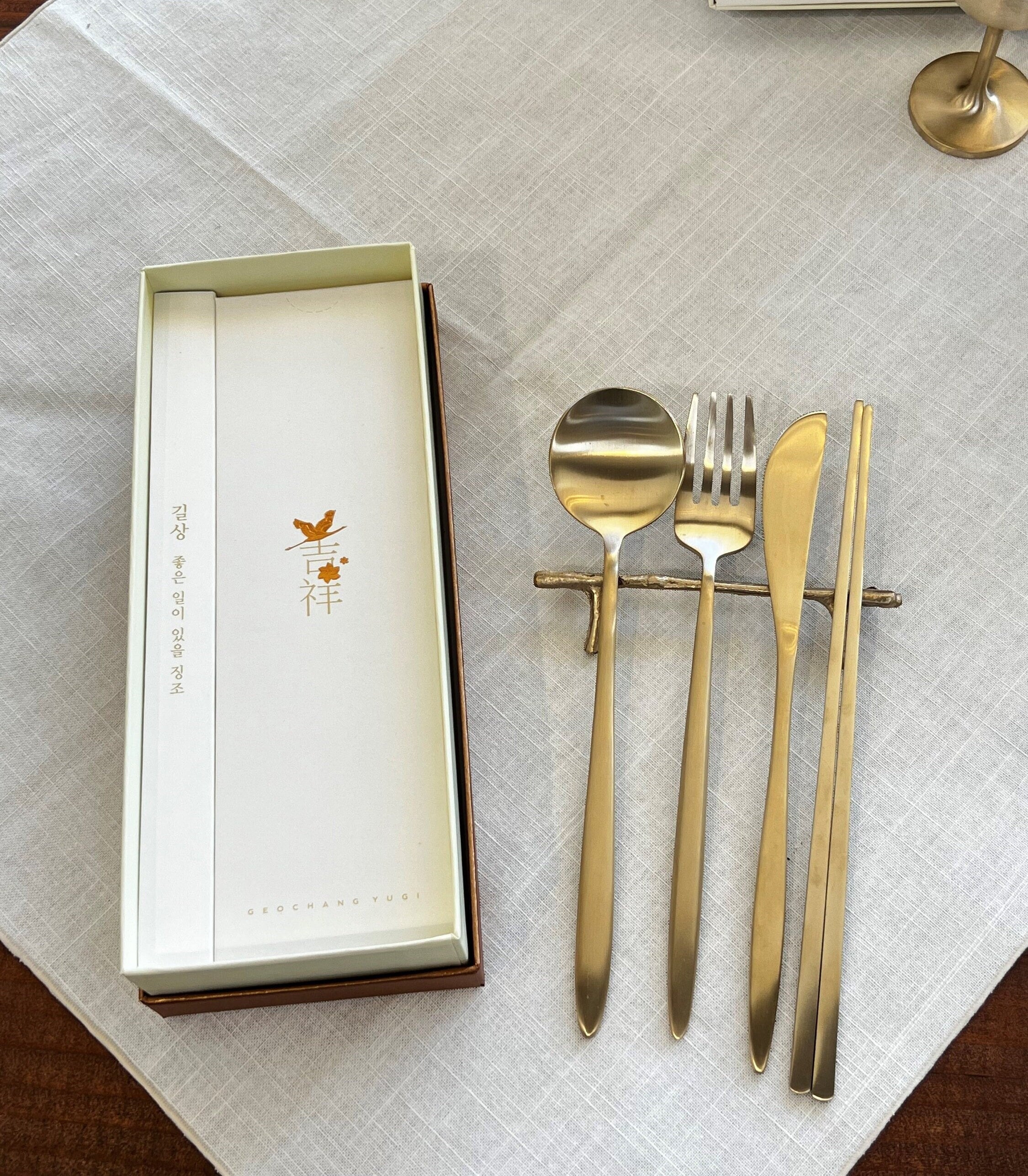 Korean Premium Bronzeware BANGJJA YUGI 한국 유기 놋그릇 - Adult