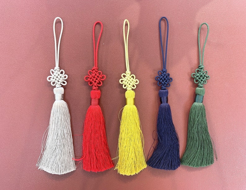 Yan Tassel Norigae Accessory for Hanbok \ub178\ub9ac\uac1c Korean Traditional Tassel 2 piece set