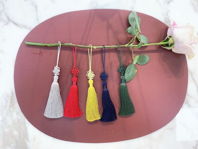 Yan Tassel Norigae Accessory for Hanbok \ub178\ub9ac\uac1c Korean Traditional Tassel 2 piece set