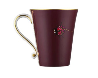 Prouna [My Collection Ladybug Mug] Swarovski Crystals mug (Burgundy)