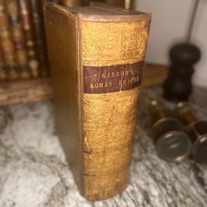 Edward Gibbon - 1837 Storia del declino e della caduta dell&#39;Impero Romano, Libro raro, Libro antico, Libro romano, Libro di storia
