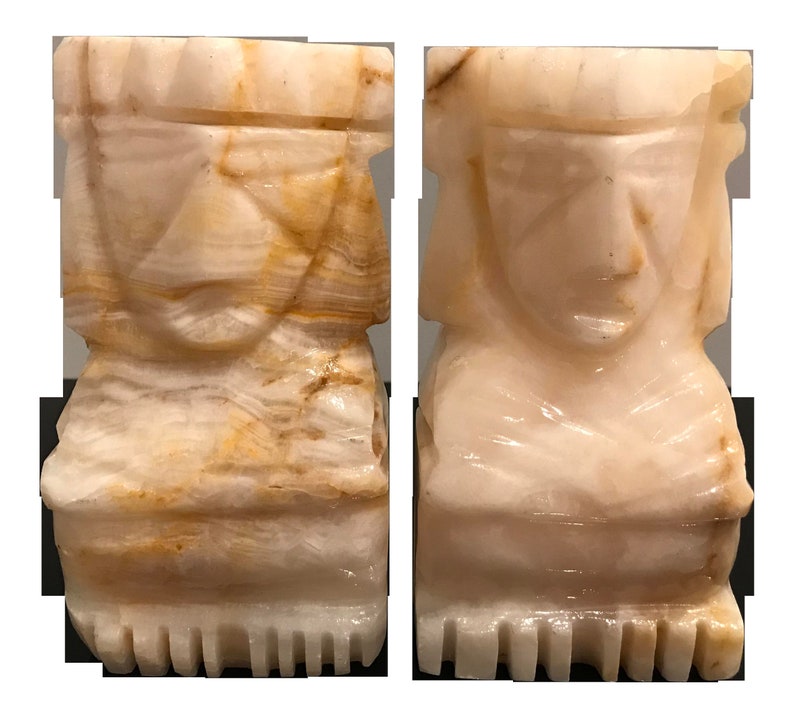 wood and marble bookends wood and marble bookends