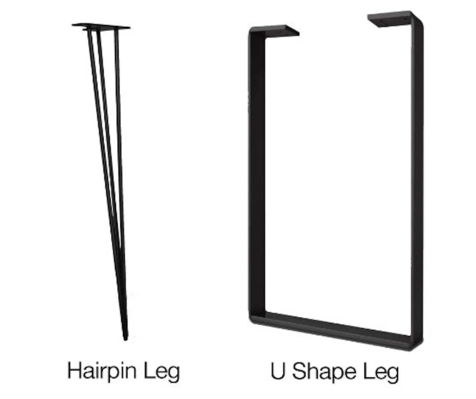 Handmade Live Edge Sofa Table Walnut With Metal Legs Rustic Etsy