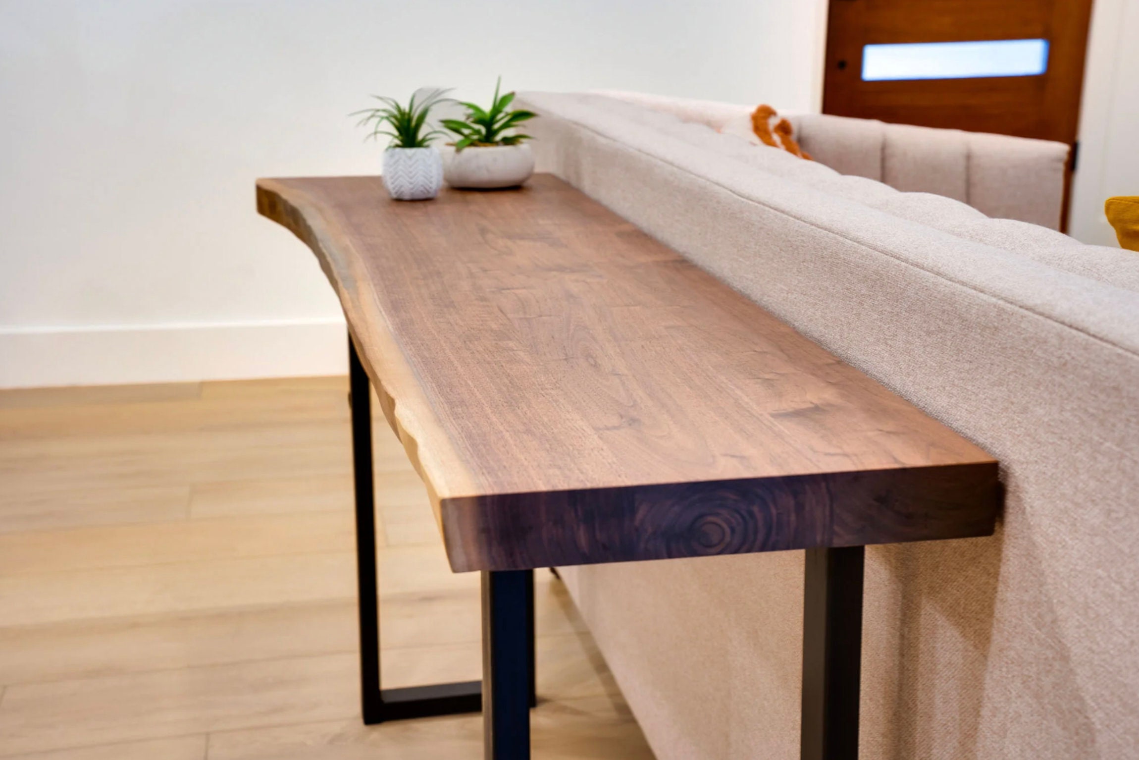 Live edge couch table deals