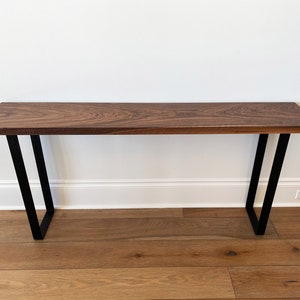 Customizable Solid Walnut Desk Office Desk Modern Desk Solid Wood Desk image 5