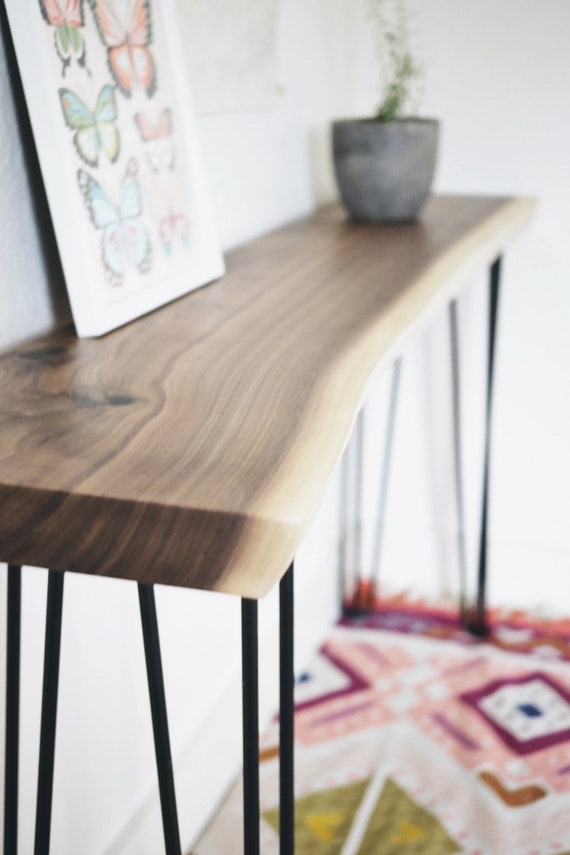 Live Edge Entryway Table