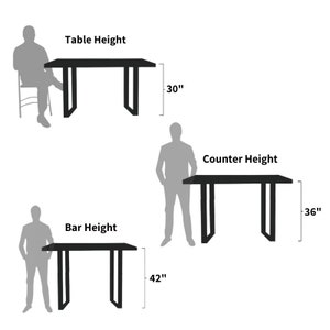 Handmade Live Edge Sofa Table Walnut with Metal Legs, Rustic Industrial Entryway Console, Home Bar Table image 7