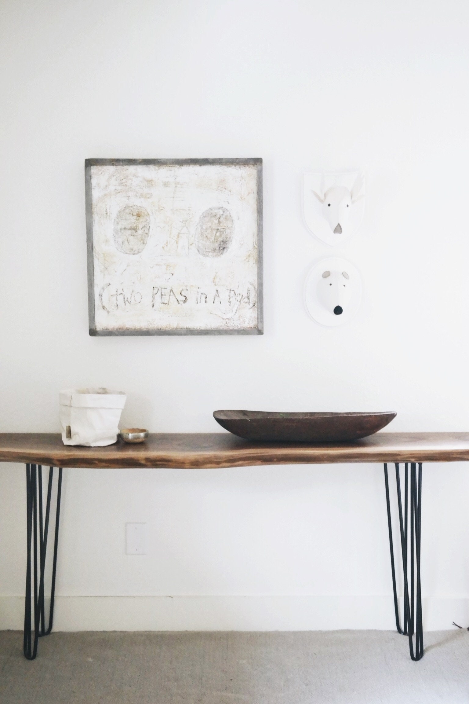 Live Edge Walnut Console Table 6ft Handmade Black Walnut Sofa Table ...