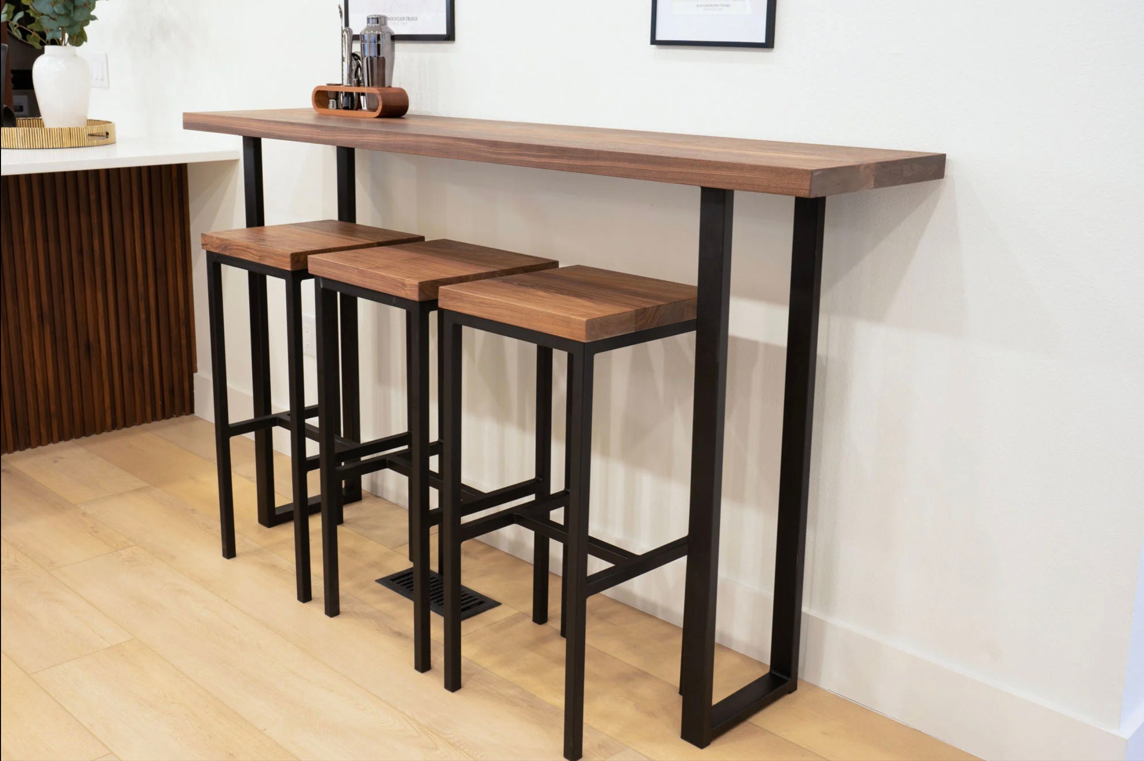 Narrow bar table with stools new arrivals