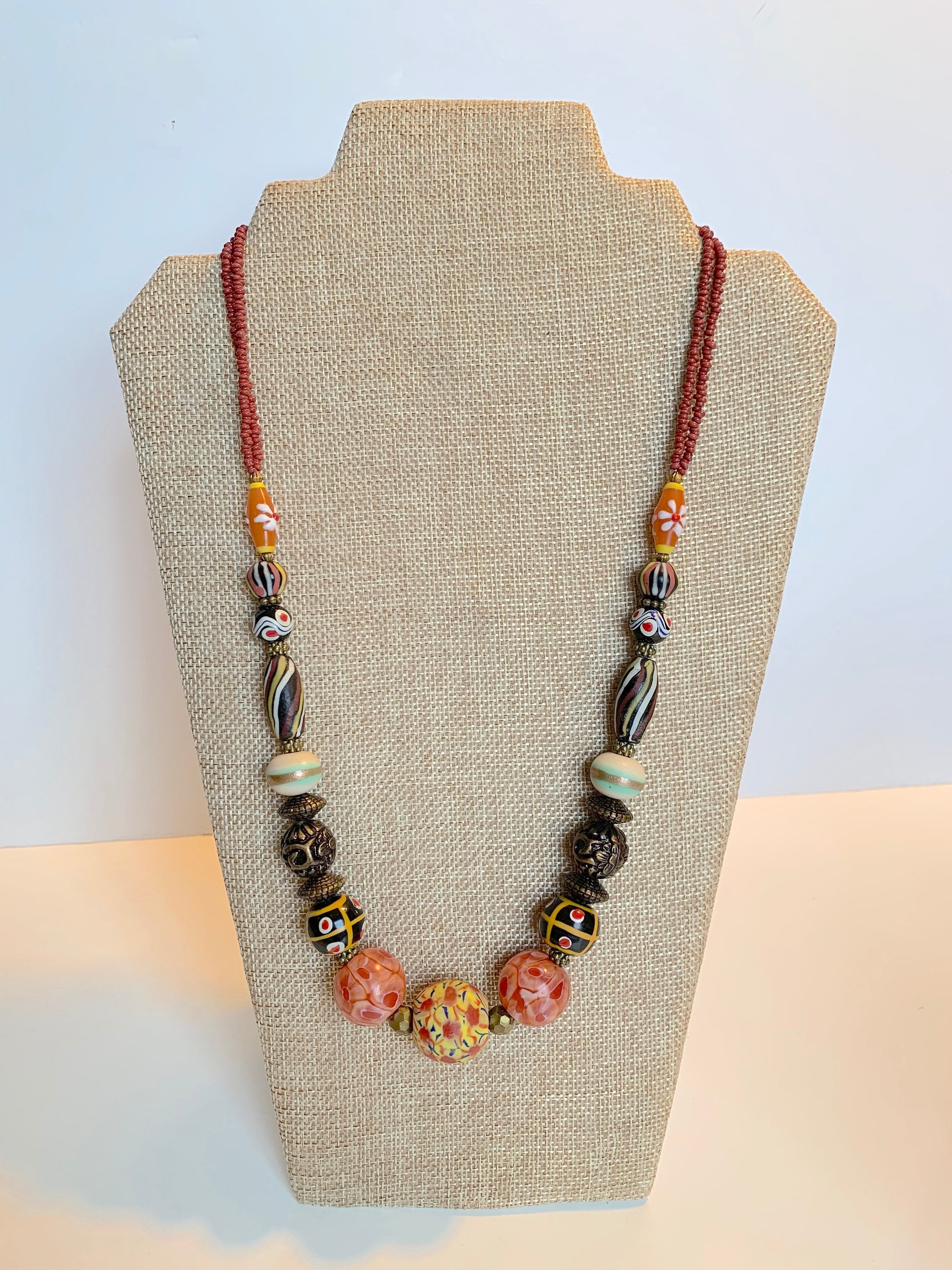 Dayak Borneo Beads Necklace - Etsy