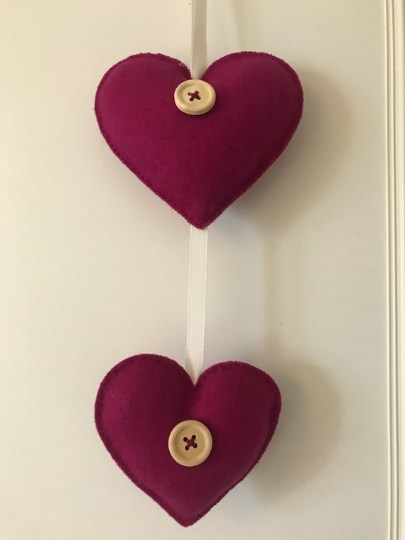Hanging Hearts Living Room Nursery Decor Children S Bedroom Heart Home Decor