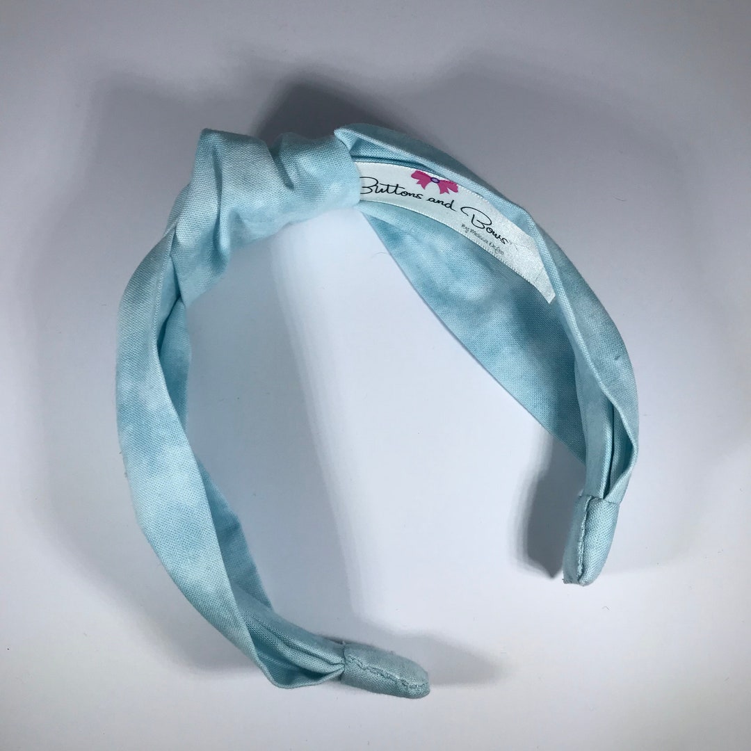 Pale Blue Knotted Headpiece
