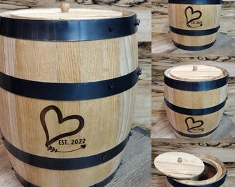 Decor Barrels with a lid - 5 sizes available!