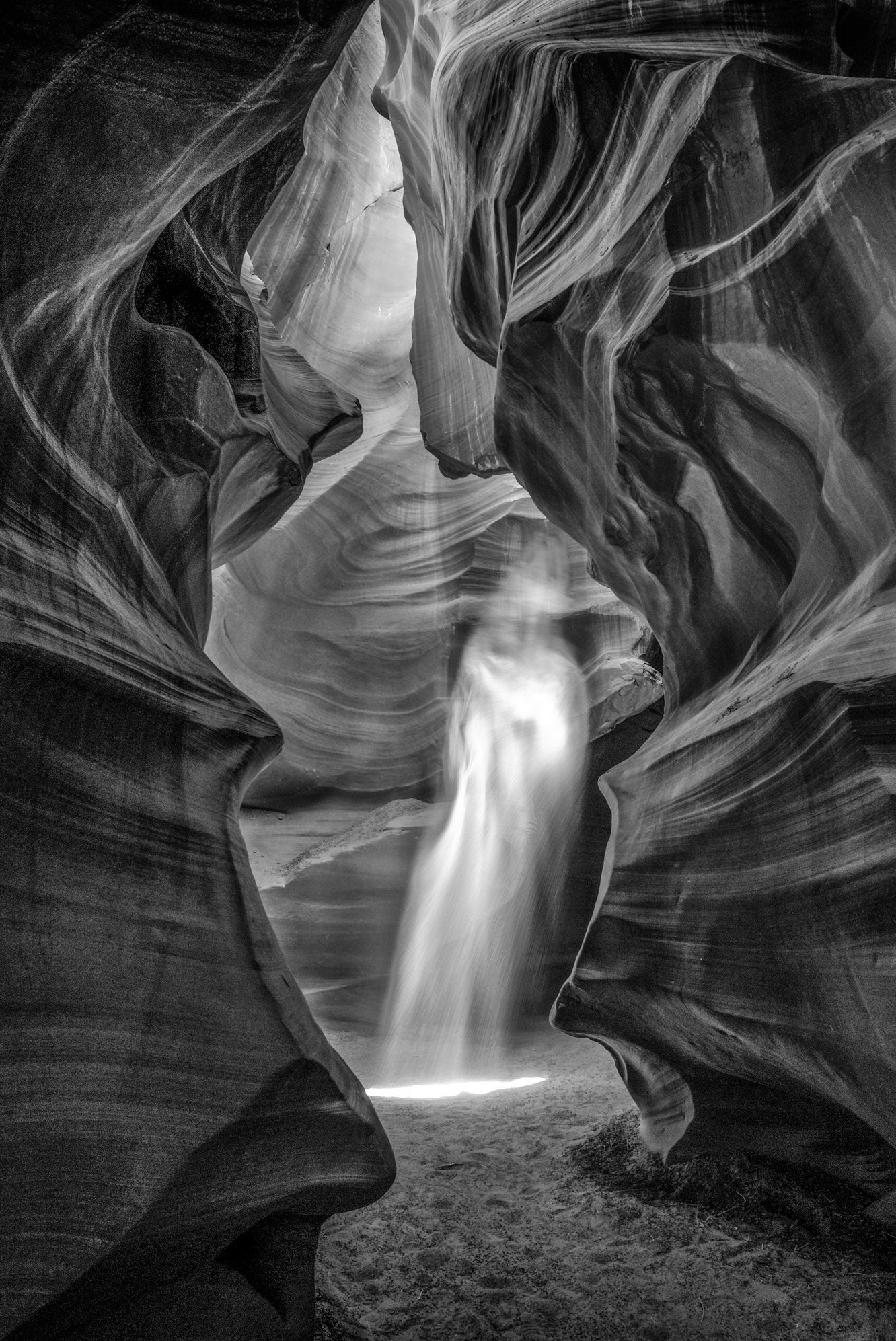 Phantom I ~ Gorgeous Antelope Canyon Photo, Stunning Black