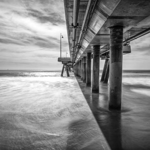 Spirit of Venice ~ Gorgeous B&W Venice Beach Print, Beautiful Pier Photo, Home or Office, Wall Art, Great Gift, , Harv Greenberg Photos