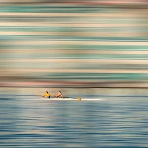 WINNING ~ Captivating Rowing Photo, Gorgeous Dreamscape Print, Great Gift, Home or Office Wall Art, Harv Greenberg Fine Art Photos