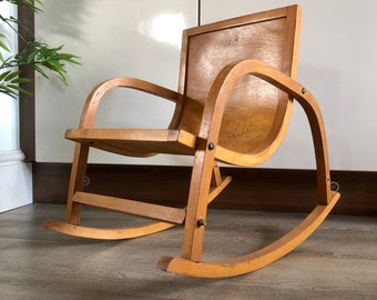 vintage kids rocking chair
