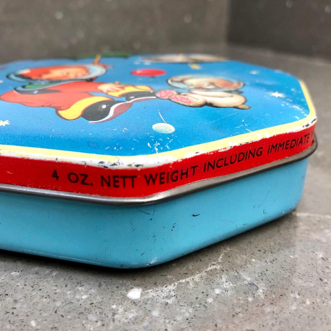 Vintage A. S. Wilkin Cremona and red boy toffee tin. Space | Etsy