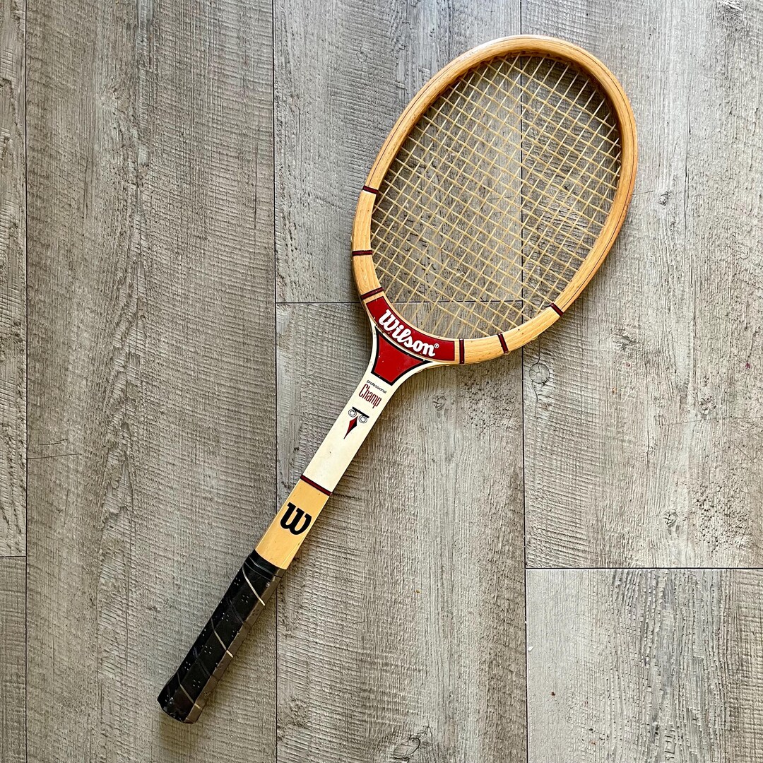 Champ Racket Set Vintage Wilson Professional Champ Wooden Tennis Racket - Etsy