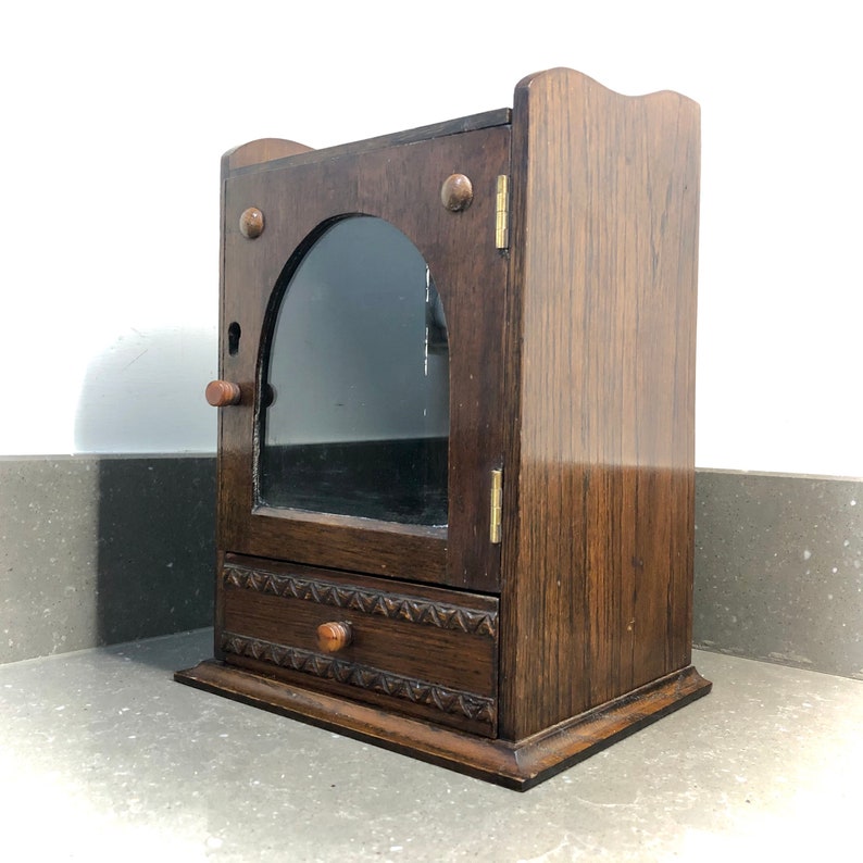 Small Vintage Smokers Pipe Rack Small Drawer and Etsy