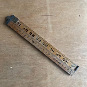 Gamaged Meter Ruler Vintage Elliot Lucas Folding Ruler. 30”, Damaged - Etsy