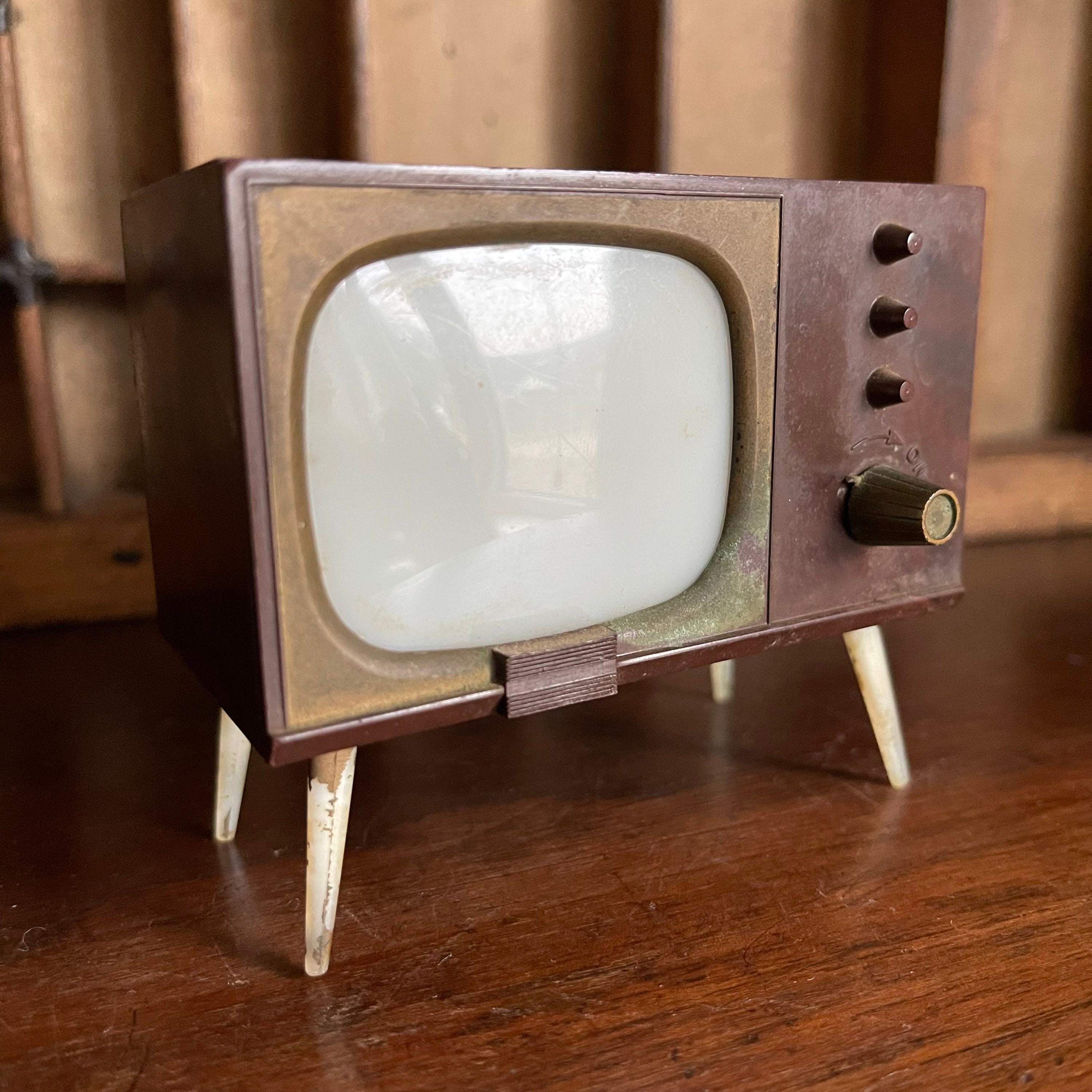 Vintage Miniature Television Salt and Pepper Shakers Etsy UK