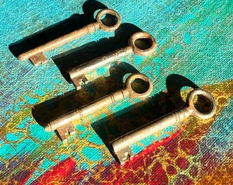Antique cabinet key, skeleton key. Choose your style