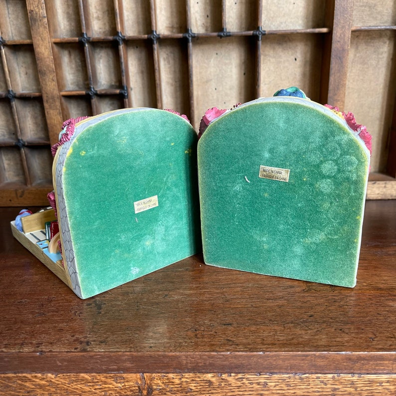 Vintage Toys Toy Box Diorama Bookends Etsy