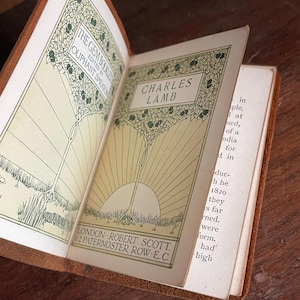 Vintage miniature book. Gems from Charles Lamb, c1900