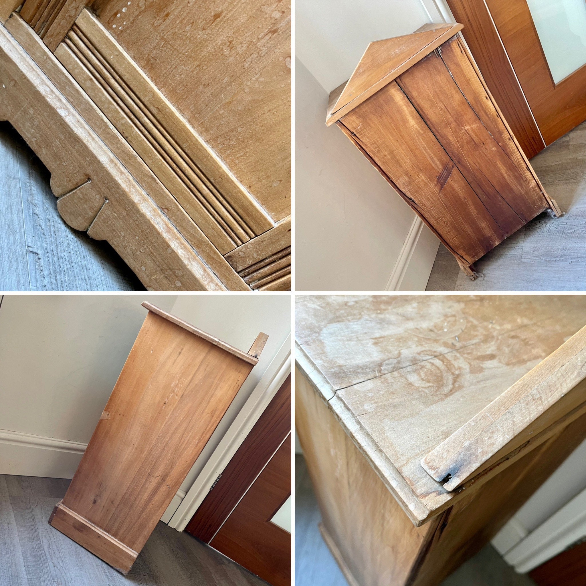 Gabinete rústico vintage con estante y puerta | Etsy