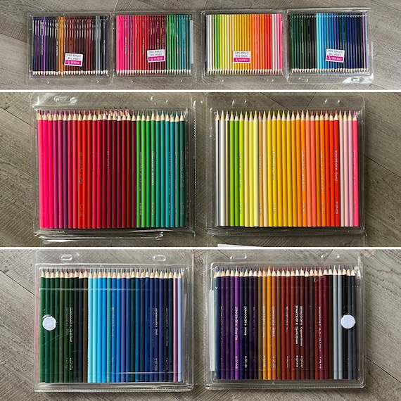 Ensemble de 120 crayons de couleur. Livre de coloriage pour