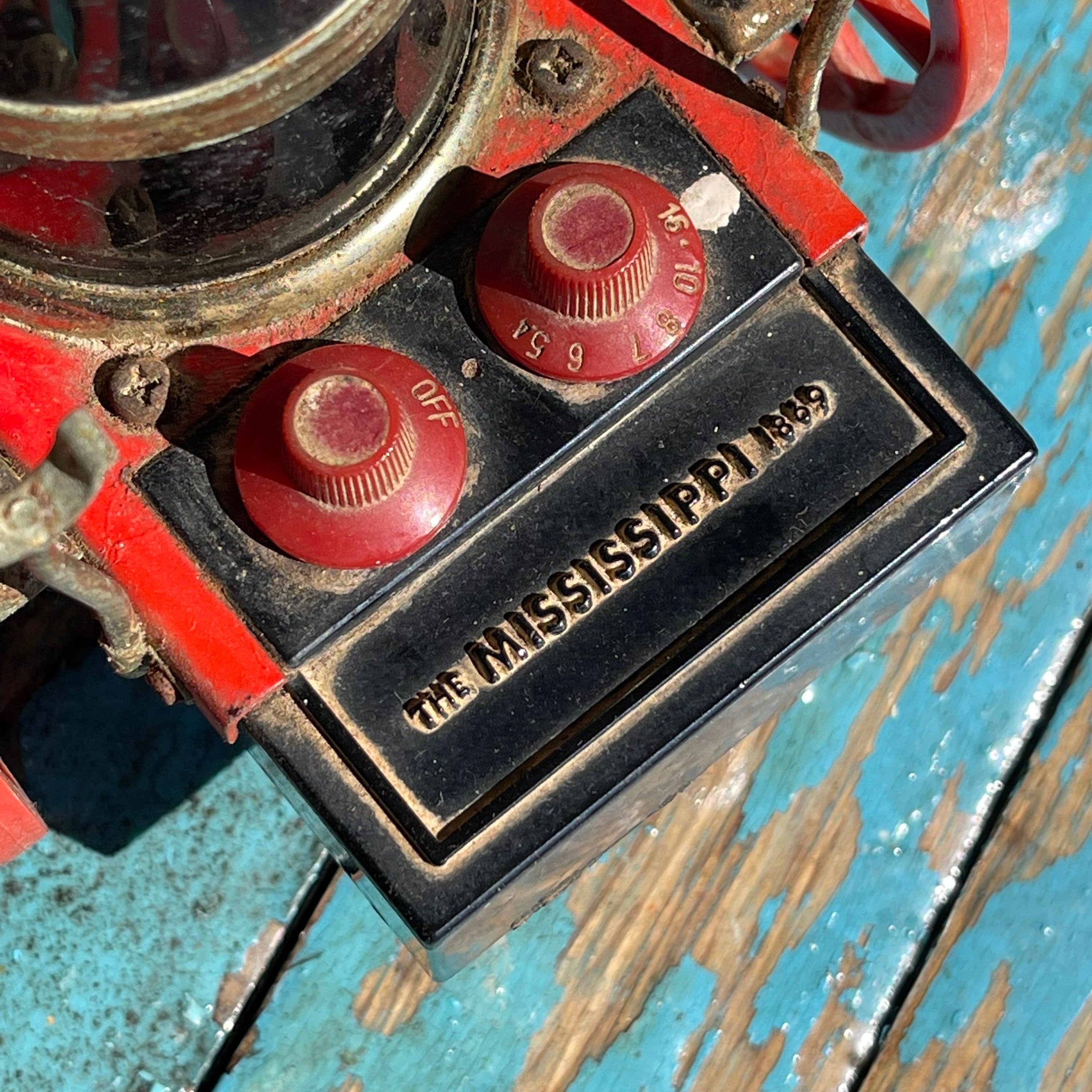 Vintage WACO Novelty Radio, the Mississippi 1869 Fire Engine