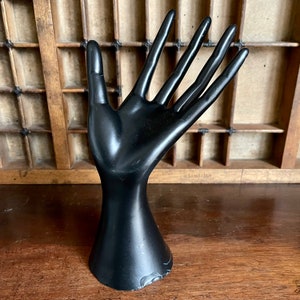 Vintage mannequin style hand, ring tree