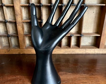 Vintage mannequin style hand, ring tree