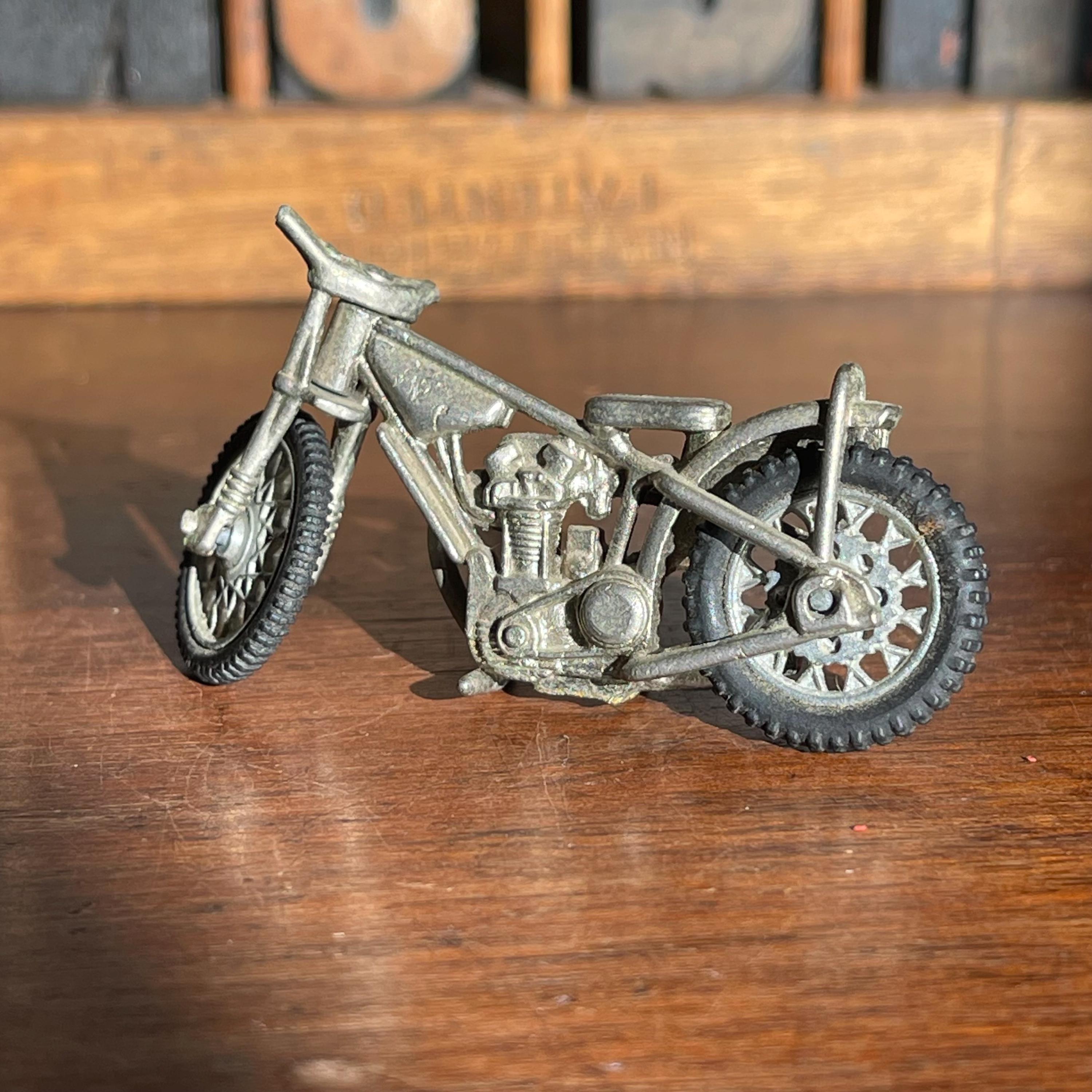 Vintage Miniature Diecast Motorcycle - Etsy