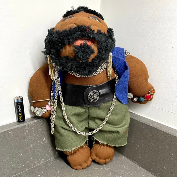 Vintage handmade Mr T B.A Baracus soft toy