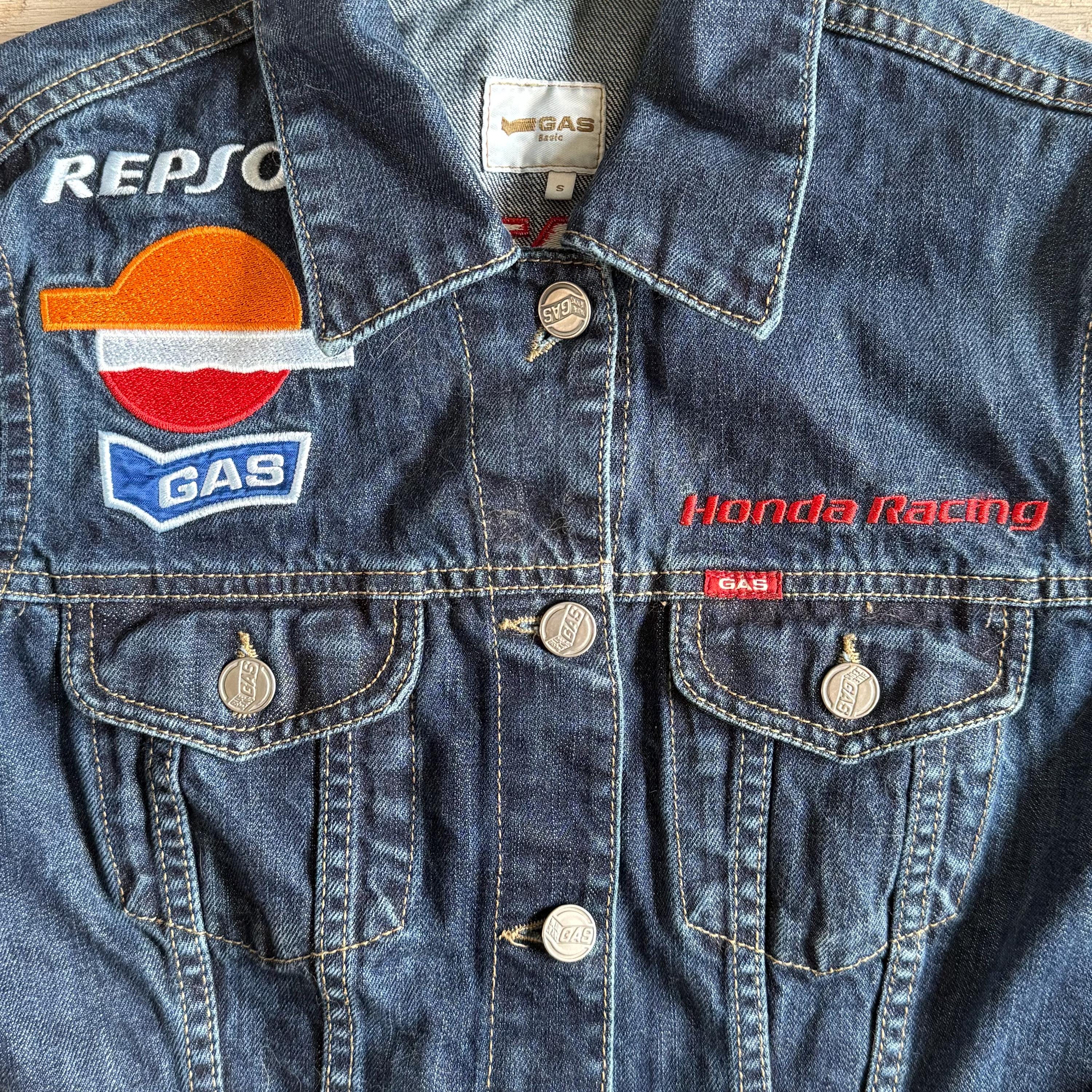 美品 GAS HONDA REPSOL HONDA RACING ホンダ デニム Gas repsol honda racing - Gem
